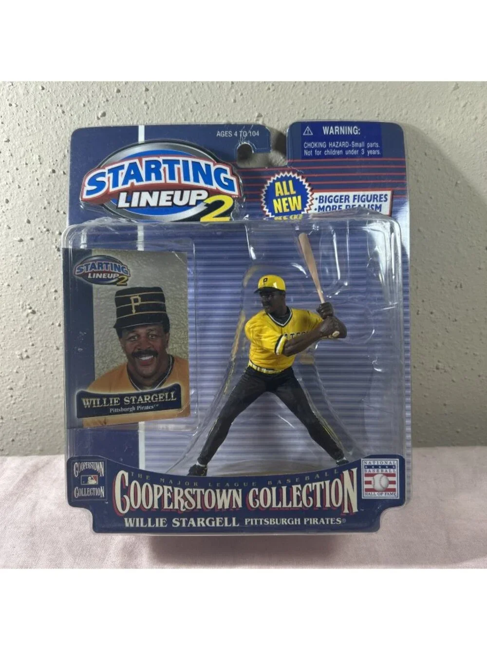 Starting Lineup 2 Willie Stargell MLB Pittsburgh Pirates Cooperstown Figure New